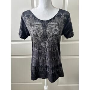 Y2K Affliction Black Label Women's Tshirt size L